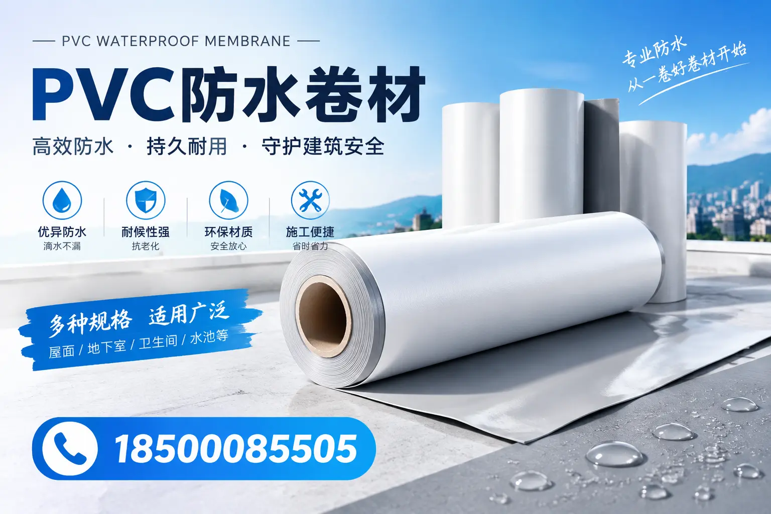 如何选择适合的PVC防水卷材?专家为您解答锦州的需求
